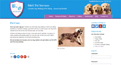 Desktop Screenshot of bgpetservices.com