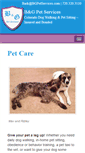 Mobile Screenshot of bgpetservices.com